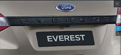 $450 • Buy Ford Everest Tail Gate Rear Emblem Black Glossy Garnish License Plate Logo 2022