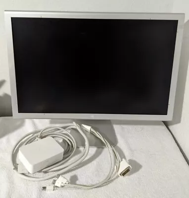 Apple Cinema HD Display A1082 21  LCD Monitor & Charger PARTS ONLY! • $59.99