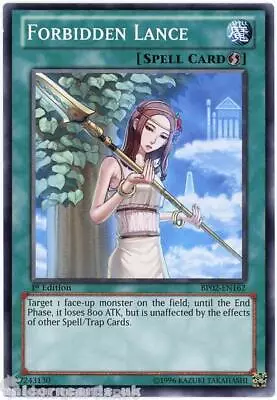 BP02-EN162 Forbidden Lance 1st Edition Mint YuGiOh Card • £0.99