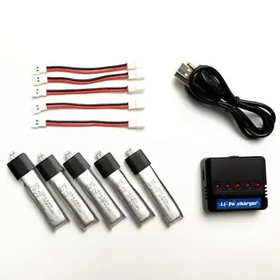 $27.95 • Buy Lipo Battery + Charger Set 3.7v 200mah For Wltoys Helicopter V911 F929 F939 Rc