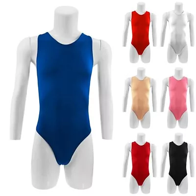 Mens Sexy Underwear Bodysuit Shaper Slimming Summer Undershirt Leotard-Wear • $6.96