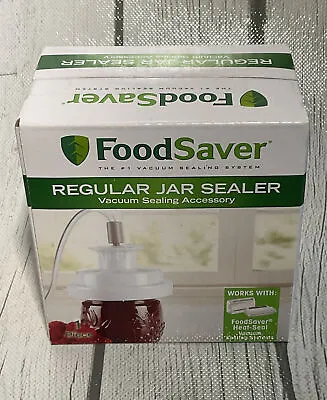 $17.99 • Buy Food Saver REGULAR JAR Sealer Vacuum Sealing Accessory BPA Free 1 Piece