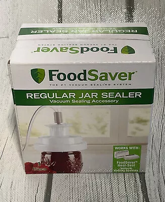 $17.99 • Buy Food Saver REGULAR JAR Sealer Vacuum Sealing Accessory BPA Free 1 Piece