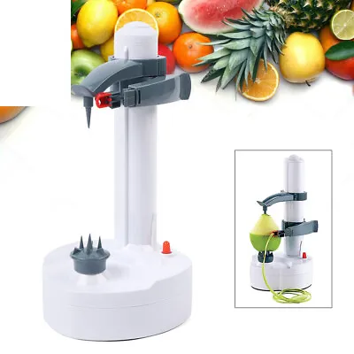 Electric Automatic Peeler Fruit Vegetable Potato Peeling Machine With Adapter UK • £12.35