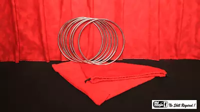 £39.21 • Buy 8  Linking Rings SS (7 Rings) By Mr. Magic - Trick