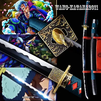 ONE PIECE 海贼王 T10 Steel Katana Sharp Functional Japanese Samurai Anime Sword • $105