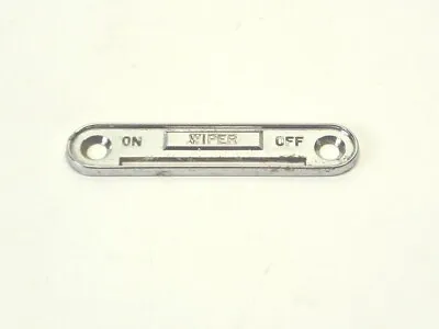 Vintage 1957 Packard Clipper Dash Wiper Switch Bezel Trim Piece #1541981 Used  • $31.47