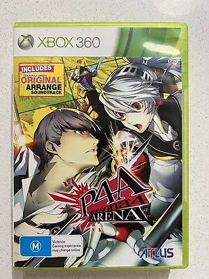 P4A Persona 4 Arena - Xbox 360 - PAL - Includes Manual (No Soundtrack CD) • $39.50