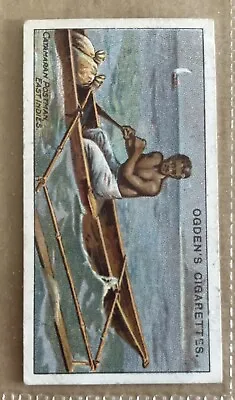 Ogdens Cigarette Card - Royal Mail - No. 16 Postman With A Catamaran • £3.50