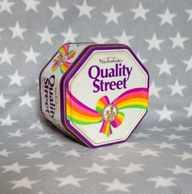 £6.50 • Buy Vintage EMPTY 2kg Quality Street Mackintosh Retro Sweet Tin Christmas Xmas Rusty