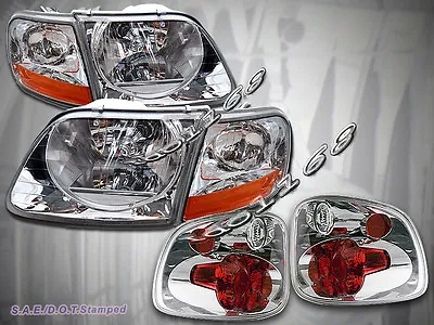 01 02 03 Ford F-150 F150 SVT Supercrew Harley Davidson Headlights & Tail Lights • $175.99