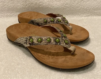 £23.02 • Buy Vionic Orthaheel Floriana Comfort Flip Flop Sandals  Womens 7  LKNEW!