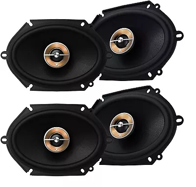 4 X Infinity Kappa 86CFX 6 X8  600 Watts MAX Power Handling 2-Way Car Speakers • $179.95