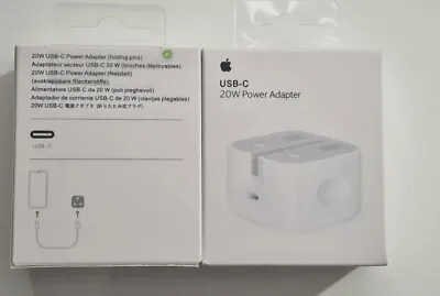 £15.99 • Buy Genuine IPhone 14 13 12 11 Pro Max 20W USB-C Power Adapter PD Plug Fast Charger