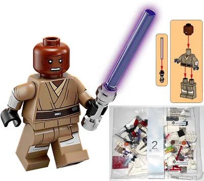 LEGO Mace Windu Minifigure (NEW NEVER BUILT) SW 75342 Republic Tank 187th Jedi • $11.85