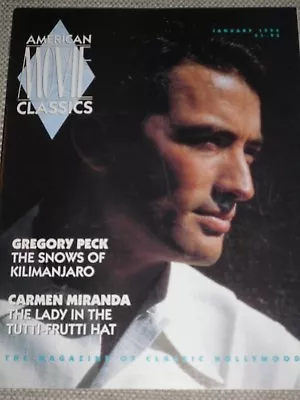 Amc American Movie Classics January 1994 Gregory Peck Carmen Miranda • $10.99