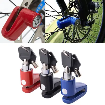 Anti-theft Brake Disk Safety Lock For E-Bike Motorbike Brake Disc Wheel Lock • $5.89