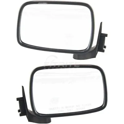 New For 1987-1993 Mazda B2200 Non-Heated Chrome Left Right Side Door Mirror • $61.39