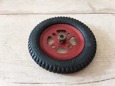 Meccano #142a DUNLOP CORD 1927-30 Tyre On 2  Red Pulley Hardened • £3.50