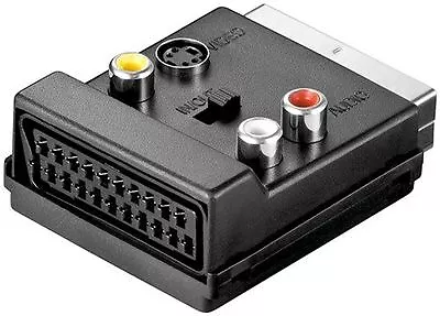 £7.13 • Buy Goobay Scart Adaptor Scart Male To Scart Female+ 3x RCA Female To Mini-DIN 4