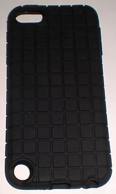 Speck PixelSkin Case IPod Touch 5th Gen Solid Black One Piece Slip On Soft TPR • $16.16