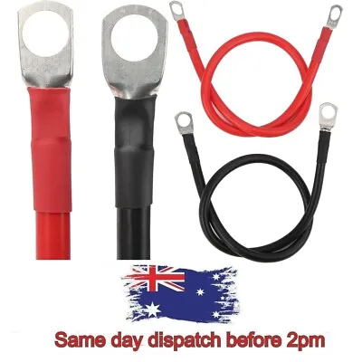 Pro Customize Battery Cable For Car Boat Marine Inverter And RV Solar 2- 8AWG • $31.95