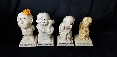 Vintage 1970 R & W Berries Co's  Figurines Occasional Statues Lot Of 4 • $9