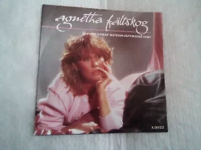 AGNETHA FALTSKOG Wrap Your Arms Around Me 7  PS Epic 1983 Exc ABBA • £1.50