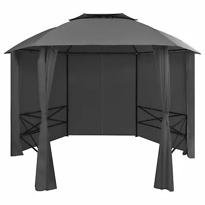 Gecheer Garden Marquee Pavilion Tent With Curtains Hexagonal I6F2 • $269.74