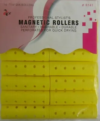 Choose Quantity--16 Magnetic Hair Rollers Plastic 3  Long 0.75  Dia. R141 • $8.99