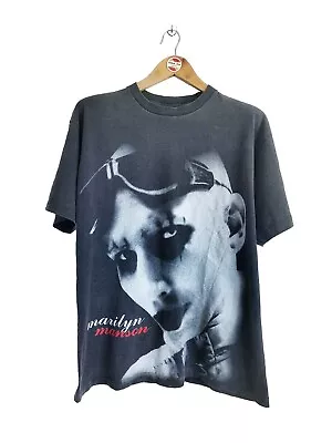Marilyn Manson  No Time To Discriminate  Bootleg 2-sides T-shirt Size XL • $125