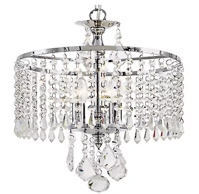 Home Decorators Calisitti 3-Light Polished Chrome K9 Chandelier 1001 789 660 • $75.88