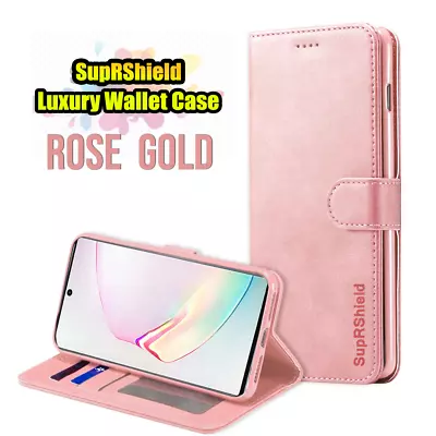 $9.95 • Buy For Samsung Galaxy S22 S21 S20 S10 S8 S9 Plus Note 10 Wallet Case Leather Cover