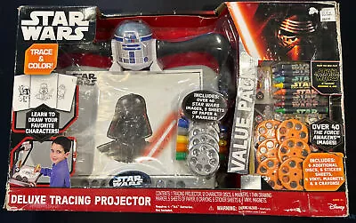 Stars Wars Force Awakens Deluxe Tracing Projector - Box In Rough Condition • $29.90