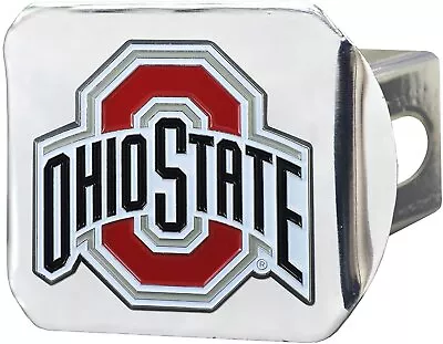 Ohio State University Buckeyes Hitch Cover Solid Metal With Raised Color... • $24.79