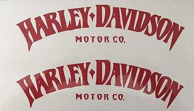 Harley Davidson Stickers Decals Tank Stickers (Gloss Red) • $25