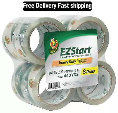 Duck EZ Start Clear Packing Tape 1.88 In X 55 Yd 8 Pack • $18.98