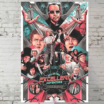 Bill And Ted's Excellent Adventure Movie Poster Keanu Reeves 11 X17  Wall Art • $14.90