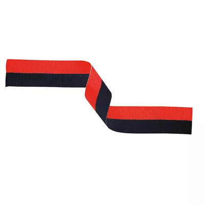 10x Quality BLACK & RED Medal Ribbons Lanyards With Gold Clips. 22mm Wide • £6.95