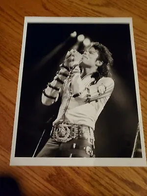 MICHAEL JACKSON Art Print Photo 11  X 14  Vintage BAD TOUR Poster King Of Pop • $12.99
