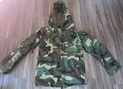 Raven Industries Military Camo Extended Cold Weather Parka Small-Long FANTASTIC • $49.99