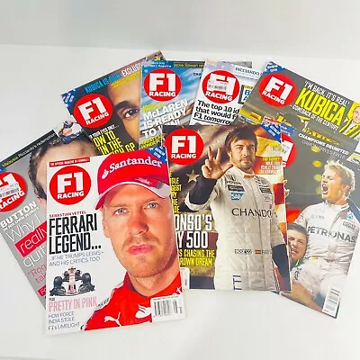 F1 Racing Magazine X 8 Cars Motorsport Collectible Racing Lot Bundle 2016/2017 • $49