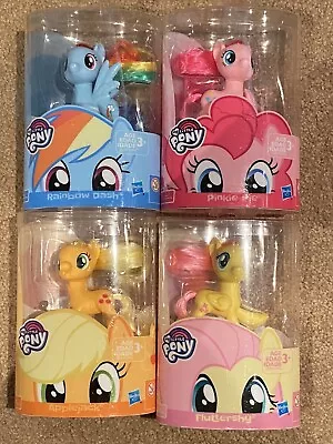 MY LITTLE PONY Toy / Figure Bundle Lot Of 4- Rainbow Dash Pinky Pie Apple Jack • $49.99