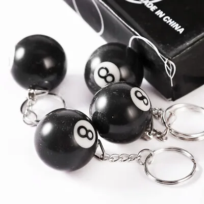 Pool 8 Ball Billiards Charm Keychain Pendant Cool Player Gift • $4.68