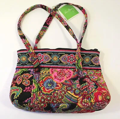 Vera Bradley - Symphony In Hue - Little Betsy Bag Purse Colorful Floral Retired • $44