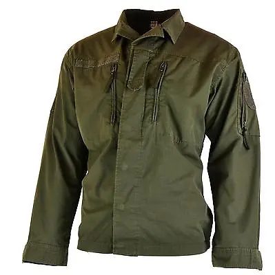 Original Austrian BH Army Combat Shirt Jacket Ripstop Military Olive Drab • $31.48
