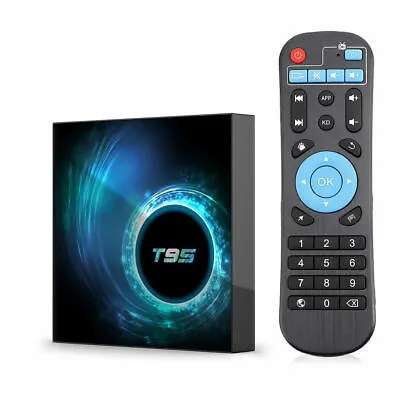 T95 Android 10.0 TV Box 16/32/64GB Quad Core HD 6K HDMI WIFI Media Player UK NEW • £34.95