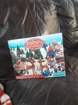 Aquarius Rudolph The Red Nosed Reindeer Christmas Movie 1000 Piece Jigsaw Puzzle • $9.99