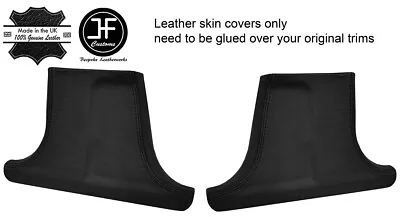 Black St.2xlower B Pillar Leather Covers Fits Mercedes W202 C Class Saloon 93-00 • $168.29