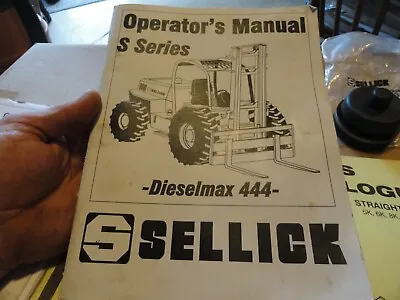 $75 • Buy Sellick / Jcb Dieselmax 444 Forklift Operators Parts Service Manuals